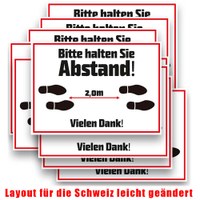 Aufkleber "Abstand halten" im Format DIN A3 - Set bestehend aus 10 Stück Monomere SK-Folie - matt laminiert - SK-Abstand A3-Set CH Aufkleber "Abstand halten" im Format DIN A3 - Set bestehend aus 10 Stück Monomere SK-Folie - matt laminiert - SK-Abstand A3-Set CH