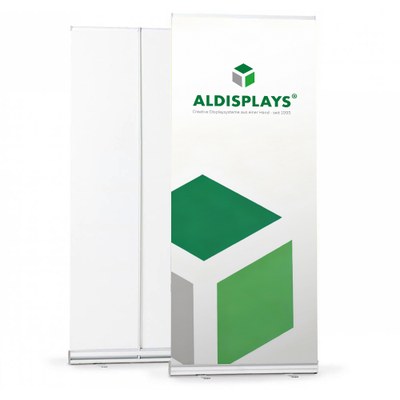 Bannerdisplay RollUp - BASIC Sichtformat: 850 x 2.000mm bestehend aus System, Aluminiumstange, - roll-up-basic (1) Bannerdisplay RollUp - BASIC Sichtformat: 850 x 2.000mm bestehend aus System, Aluminiumstange, - roll-up-basic (1)