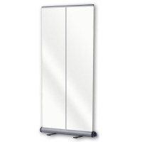 Bannerdisplay Roll-Up Snap inkl. transparentem Banner im Format 1.000 x 2.150mm mit Klemmleiste oben und unten - Roll-Up-Snap-klar 100er Bannerdisplay Roll-Up Snap inkl. transparentem Banner im Format 1.000 x 2.150mm mit Klemmleiste oben und unten - Roll-Up-Snap-klar 100er