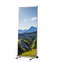 Bannerdisplay RollUp - Outdoor Sichtformat: 850 x 2.000 mm Stabiles Aluminium-System mit Federstange, - RollUp_Outdoor_1 Bannerdisplay RollUp - Outdoor Sichtformat: 850 x 2.000 mm Stabiles Aluminium-System mit Federstange, - RollUp_Outdoor_1