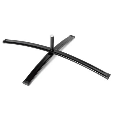 BeachFlag Kreuzfuss 50mm Farbe schwarz, inklusive 25mm Rotator, Format aufgebaut: 700 x 900 mm - Keuzfuß 50.webp