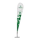 BeachFlag "Tropfenform" Gr. XL einseitig