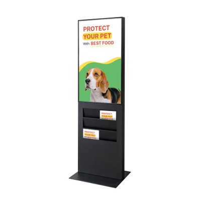 Digital Signage Digitale Infostele TrendLine RACK für den Inneneinsatz - Größe: 43 Zoll - 4K UHD Ausführung: schwarz - einseitig - Digitale Infostele TRENDLINE RACK swz front Digital Signage Digitale Infostele TrendLine RACK für den Inneneinsatz - Größe: 43 Zoll - 4K UHD Ausführung: schwarz - einseitig - Digitale Infostele TRENDLINE RACK swz front
