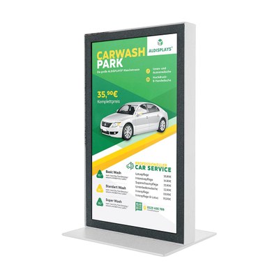 Digital Signage Digitales Thekendisplay TrendLine für den Inneneinsatz - Größe: 13 Zoll - Full HD Farbe: weiss - TRENDLINE Theken Display Seite weiss Digital Signage Digitales Thekendisplay TrendLine für den Inneneinsatz - Größe: 13 Zoll - Full HD Farbe: weiss - TRENDLINE Theken Display Seite weiss