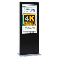 Digital Signage Digitale Info-Stele doppelseitig für den Inneneinsatz - Größe: 85 Zoll - 4K UHD Farbe: schwarz - Digitale Infostele einseitig 85 zoll schwarz 4K Digital Signage Digitale Info-Stele doppelseitig für den Inneneinsatz - Größe: 85 Zoll - 4K UHD Farbe: schwarz - Digitale Infostele einseitig 85 zoll schwarz 4K