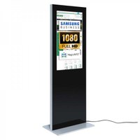 Digital Signage Digitale Info-Stele SLIM für den Inneneinsatz - Größe: 32 Zoll - Full HD Farbe: schwarz - Digitale Infostele Slim einseitig 32 zoll schwarz Digital Signage Digitale Info-Stele SLIM für den Inneneinsatz - Größe: 32 Zoll - Full HD Farbe: schwarz - Digitale Infostele Slim einseitig 32 zoll schwarz