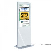 Digital Signage Digitale Info-Stele SLIM für den Inneneinsatz - Größe: 43 Zoll - 4K UHD Farbe: weiss - Digitale Infostele Slim einseitig 43 zoll weiss 4K Digital Signage Digitale Info-Stele SLIM für den Inneneinsatz - Größe: 43 Zoll - 4K UHD Farbe: weiss - Digitale Infostele Slim einseitig 43 zoll weiss 4K