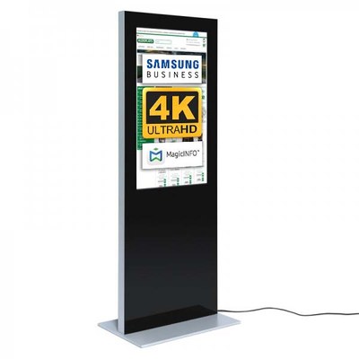 Digital Signage Digitale Info-Stele SLIM für den Inneneinsatz - Größe: 43 Zoll - 4K UHD Farbe: schwarz - Digitale Infostele Slim einseitig 43 zoll schwarz 4K Digital Signage Digitale Info-Stele SLIM für den Inneneinsatz - Größe: 43 Zoll - 4K UHD Farbe: schwarz - Digitale Infostele Slim einseitig 43 zoll schwarz 4K