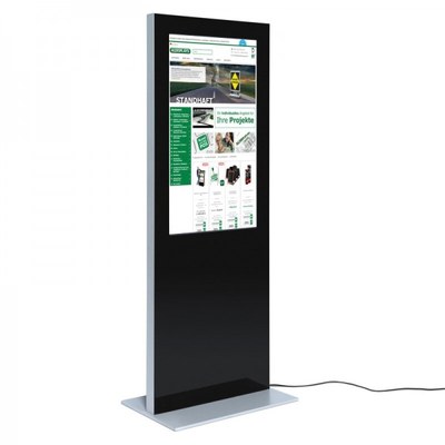 Digitale Info-Stele SLIM Bautiefe ca. 72 mm - einseitig 43 Zoll - digitale infostele slim einseitig 43 zoll schwarz 1 Digitale Info-Stele SLIM Bautiefe ca. 72 mm - einseitig 43 Zoll - digitale infostele slim einseitig 43 zoll schwarz 1