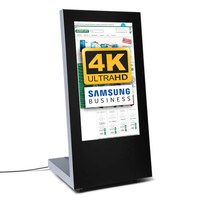 Digital Signage Digitaler Kundenstopper PREMIUM für den Inneneinsatz - Größe: 43 Zoll - 4K UHD Ausführung: schwarz - einseitig - Digitaler Kundenstopper PREMIUM 4K Digital Signage Digitaler Kundenstopper PREMIUM für den Inneneinsatz - Größe: 43 Zoll - 4K UHD Ausführung: schwarz - einseitig - Digitaler Kundenstopper PREMIUM 4K