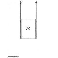 Drahtseilsystem Acryl Deckenabhängung zum Abhängen von der Decke Format: 1x A0 (841x1189 mm) HOCHFORMAT - da-d-1xa0 - drahtseilsystem 1x din a0 hochformat decke Drahtseilsystem Acryl Deckenabhängung zum Abhängen von der Decke Format: 1x A0 (841x1189 mm) HOCHFORMAT - da-d-1xa0 - drahtseilsystem 1x din a0 hochformat decke