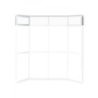 Blendenreihe 4-teilig für Faltwand inkl. 4x Leichtschaumpaneel 594x270mm ALLEGRO PLUS Faltdisplay - ALLEGRO-PLUS-Blende-4teilig Blendenreihe 4-teilig für Faltwand inkl. 4x Leichtschaumpaneel 594x270mm ALLEGRO PLUS Faltdisplay - ALLEGRO-PLUS-Blende-4teilig