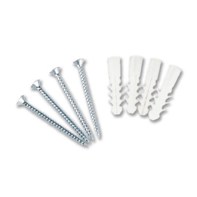 Wandmontage-Set 4 Schrauben & 4 Standard-Dübel Zubehör für diverse Varianten - Plakatrahmen-Klapprahmen-Safety-Zubehoer-Wandbefestigung 9 Wandmontage-Set 4 Schrauben & 4 Standard-Dübel Zubehör für diverse Varianten - Plakatrahmen-Klapprahmen-Safety-Zubehoer-Wandbefestigung 9