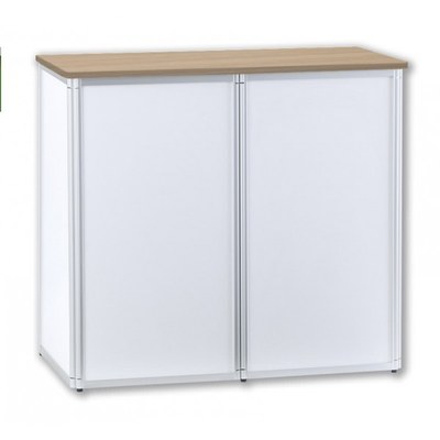 Promotiontheke ALLEGRO®-Rechteck geteilt Buche - mit geteilter Front - Promotiontheken-Rechtecktheke-Front-geteilt-Buche 2 Promotiontheke ALLEGRO®-Rechteck geteilt Buche - mit geteilter Front - Promotiontheken-Rechtecktheke-Front-geteilt-Buche 2
