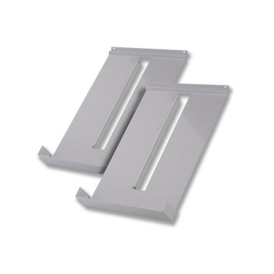 Prospektablagen - DESIGN (Set 2 Stück) Material: Aluminiumblech Farbe: RAL 9006 (silber) - prospektst nder-design-ablagen Prospektablagen - DESIGN (Set 2 Stück) Material: Aluminiumblech Farbe: RAL 9006 (silber) - prospektst nder-design-ablagen