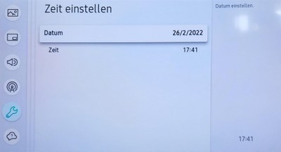 Zeit und datum