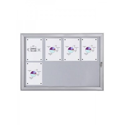 Schaukasten Flat BT23 Indoor/Outdoor 4x2 DIN A4 (Außenformat: 961x696mm) Gehäuse und Rahmen aus Aluminium - Schaukasten FLAT BT23 Indoor Outdoor 4x2 Schaukasten Flat BT23 Indoor/Outdoor 4x2 DIN A4 (Außenformat: 961x696mm) Gehäuse und Rahmen aus Aluminium - Schaukasten FLAT BT23 Indoor Outdoor 4x2