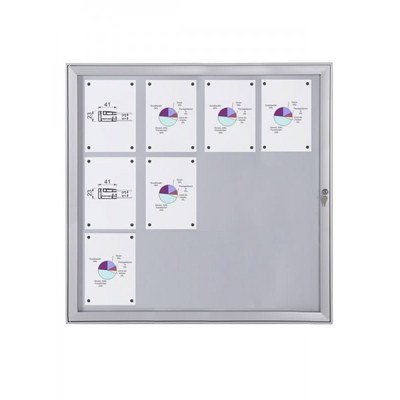 Schaukasten Flat BT23 Indoor/Outdoor 4x3 DIN A4 (Außenformat: 961x1.004mm) Gehäuse und Rahmen aus Aluminium - Schaukasten FLAT BT23 Indoor Outdoor 4x3 Schaukasten Flat BT23 Indoor/Outdoor 4x3 DIN A4 (Außenformat: 961x1.004mm) Gehäuse und Rahmen aus Aluminium - Schaukasten FLAT BT23 Indoor Outdoor 4x3