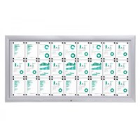 Schaukasten Premium BT46 Outdoor 9x3 DIN A4 (Außenformat: 2.125x1.067mm) Gehäuse und Rahmen aus Aluminium - Schaukasten PREMIUM BT46 Outdoor Quer 9x3 Schaukasten Premium BT46 Outdoor 9x3 DIN A4 (Außenformat: 2.125x1.067mm) Gehäuse und Rahmen aus Aluminium - Schaukasten PREMIUM BT46 Outdoor Quer 9x3