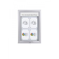 Schaukasten Premium BT46 Outdoor LED 2x2 DIN A4 (Außenformat: 585x760mm) Gehäuse und Rahmen aus Aluminium - Schaukasten PREMIUM LED BT46 Outdoor 2x2 Schaukasten Premium BT46 Outdoor LED 2x2 DIN A4 (Außenformat: 585x760mm) Gehäuse und Rahmen aus Aluminium - Schaukasten PREMIUM LED BT46 Outdoor 2x2