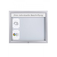 Schaukasten Premium BT46 Outdoor LED 4x2 DIN A4 (Außenformat: 1.025x860mm) Gehäuse und Rahmen aus Aluminium - Schaukasten PREMIUM LED BT46 Outdoor 4x2