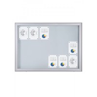 Schaukasten Premium BT68 Outdoor 6x3 DIN A4 (Außenformat: 1.452x1.054mm) Gehäuse und Rahmen aus Aluminium - Schaukasten PREMIUM BT68 Outdoor 6x3