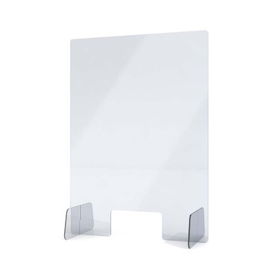 Spuckschutz aus Acrylglas / Aufsteller Größe "M" Hochformat 500x750x250 mm - 4mm Materialstärke glasklares Acrylglas XT - Spuckschutz Aufsteller M Spuckschutz aus Acrylglas / Aufsteller Größe "M" Hochformat 500x750x250 mm - 4mm Materialstärke glasklares Acrylglas XT - Spuckschutz Aufsteller M