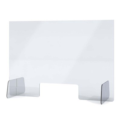 Acrylschutzwand als Spuckschutz Aufsteller Grösse "XL" Format 1.000x600x250 mm glasklares Acrylglas XT in 4mm Materialstärke - Spuckschutz Aufsteller XL Acrylschutzwand als Spuckschutz Aufsteller Grösse "XL" Format 1.000x600x250 mm glasklares Acrylglas XT in 4mm Materialstärke - Spuckschutz Aufsteller XL