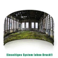 Stellwand als Messewand & Raumteiler Zipper-Wall Moon - Format: 2.800 x 2.000 x 1.700 mm, einseitig Steckbares Messewand-System aus Aluminium /gewölbt - Zipper Wall Moon einseitiges System Stellwand als Messewand & Raumteiler Zipper-Wall Moon - Format: 2.800 x 2.000 x 1.700 mm, einseitig Steckbares Messewand-System aus Aluminium /gewölbt - Zipper Wall Moon einseitiges System