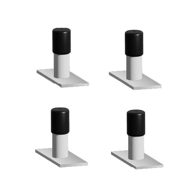 Vitrine - alle Modelle - Zubehör Fachbodenträger Set mit vier Stück (höhenverstellbar) - Fachbodenträger-100 Vitrine - alle Modelle - Zubehör Fachbodenträger Set mit vier Stück (höhenverstellbar) - Fachbodenträger-100