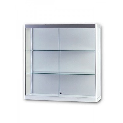 Vitrine Modell 8 - Hängevitrine Maße: 1.000x300x1.000mm (BxTxH) Vitrinen-Korpus aus halbrunden Aluminium- - Vitrinen-Modell-8 Vitrine Modell 8 - Hängevitrine Maße: 1.000x300x1.000mm (BxTxH) Vitrinen-Korpus aus halbrunden Aluminium- - Vitrinen-Modell-8