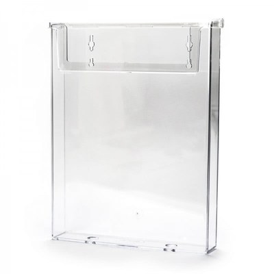 Wasserabweisender Prospektspender Einlegeformat: DIN A4 (210x297 mm) Anzahl Fächer: 1 - Dispenser-DIN-A4-wasserabweisend-OD230