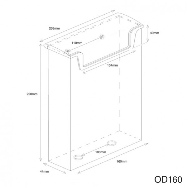 Dispenser-DIN-A5-wasserabweisend-OD160-Zeichnung