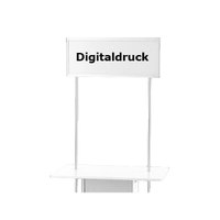 Druck Topschild ALLEGRO®-Sechsecktheke Digitaldruck auf Topschild für Sechseck- theke mit und ohne Baraufsatz - Zubeh r-Topschild-Digitaldruck 6